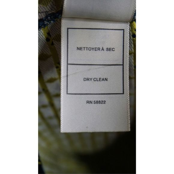 Leon Max Women’s Limited Edition Sz 4 Navy Retro Geometric Retro Sheath Dress - Picture 10 of 11